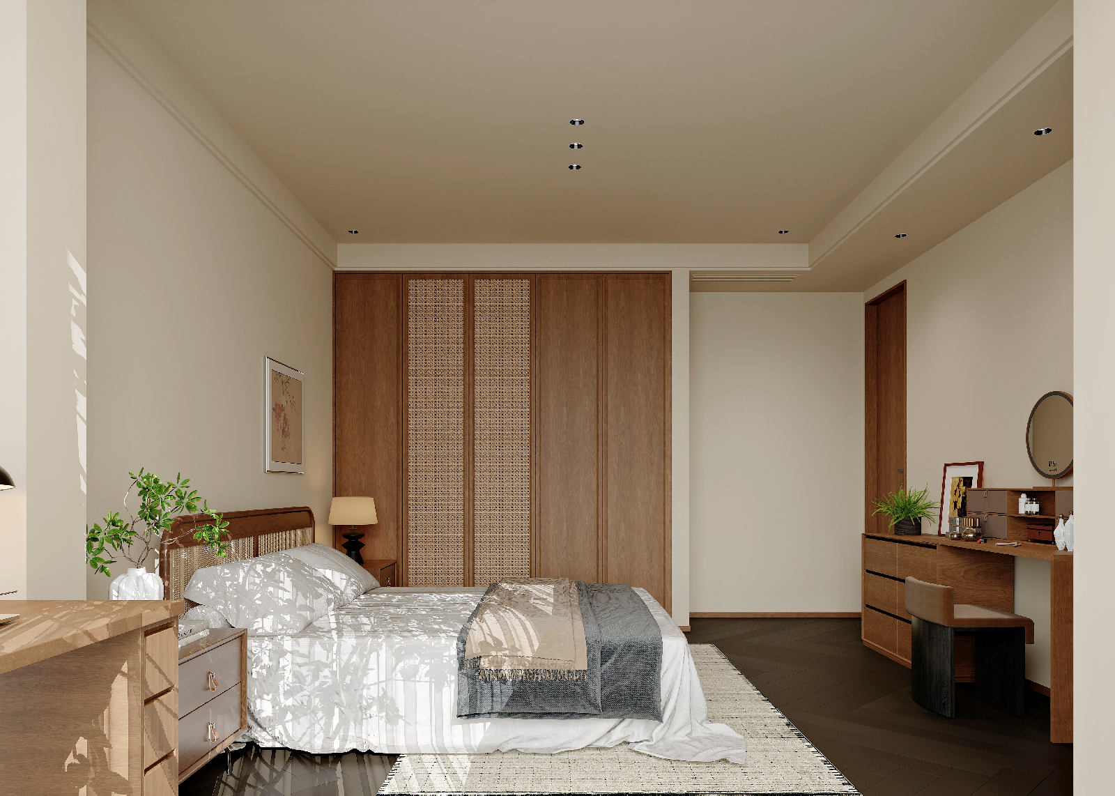 Mid-Century Modern Home Bedroom