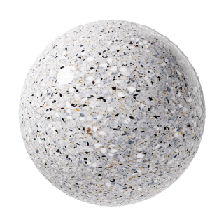 Terrazzo Grey floral terrazzo