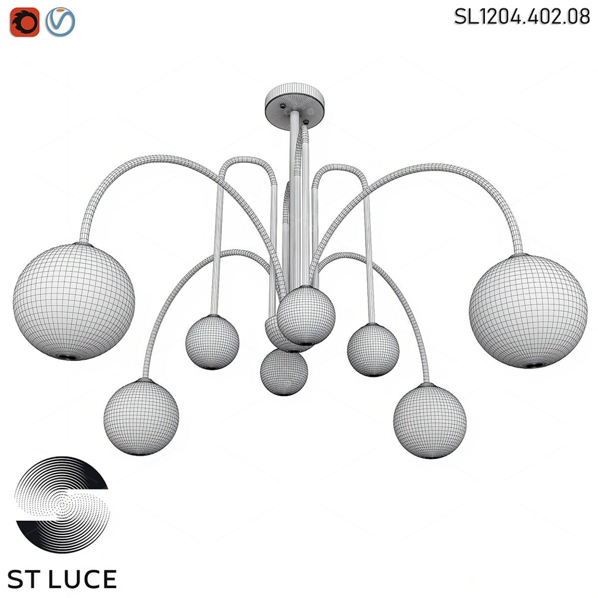Flush Mount Lights 3D Models 2