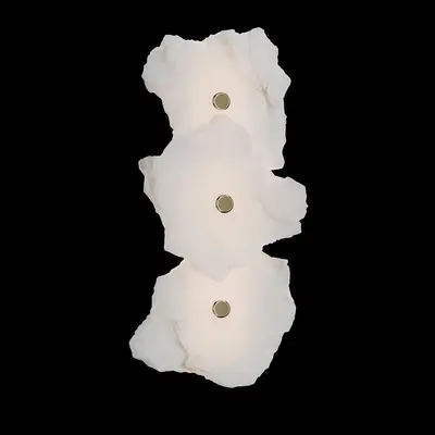 Organic Stone Wall Lamp 3d model