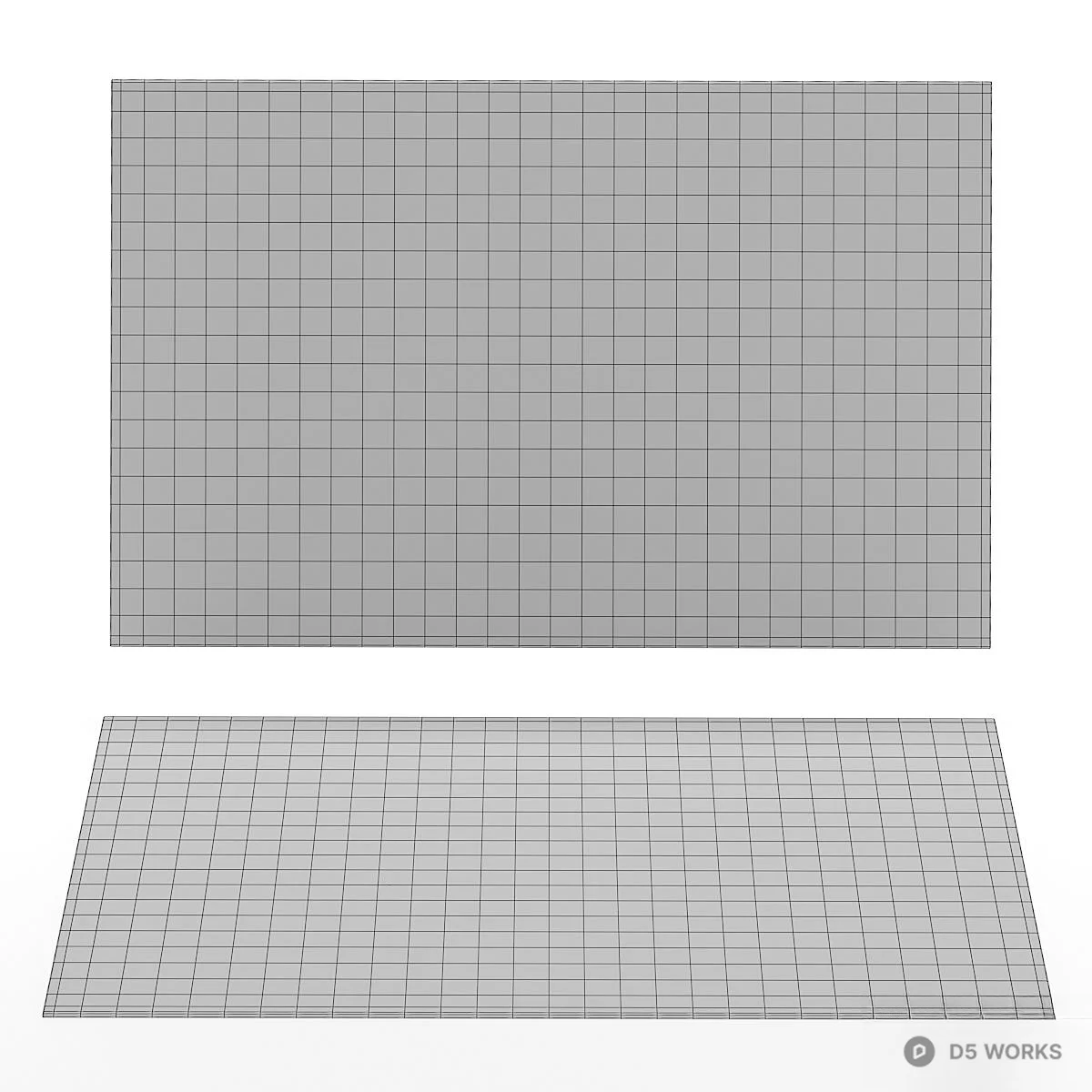 Minimalist Geometric Pattern Rug 3d model thumbnail 2