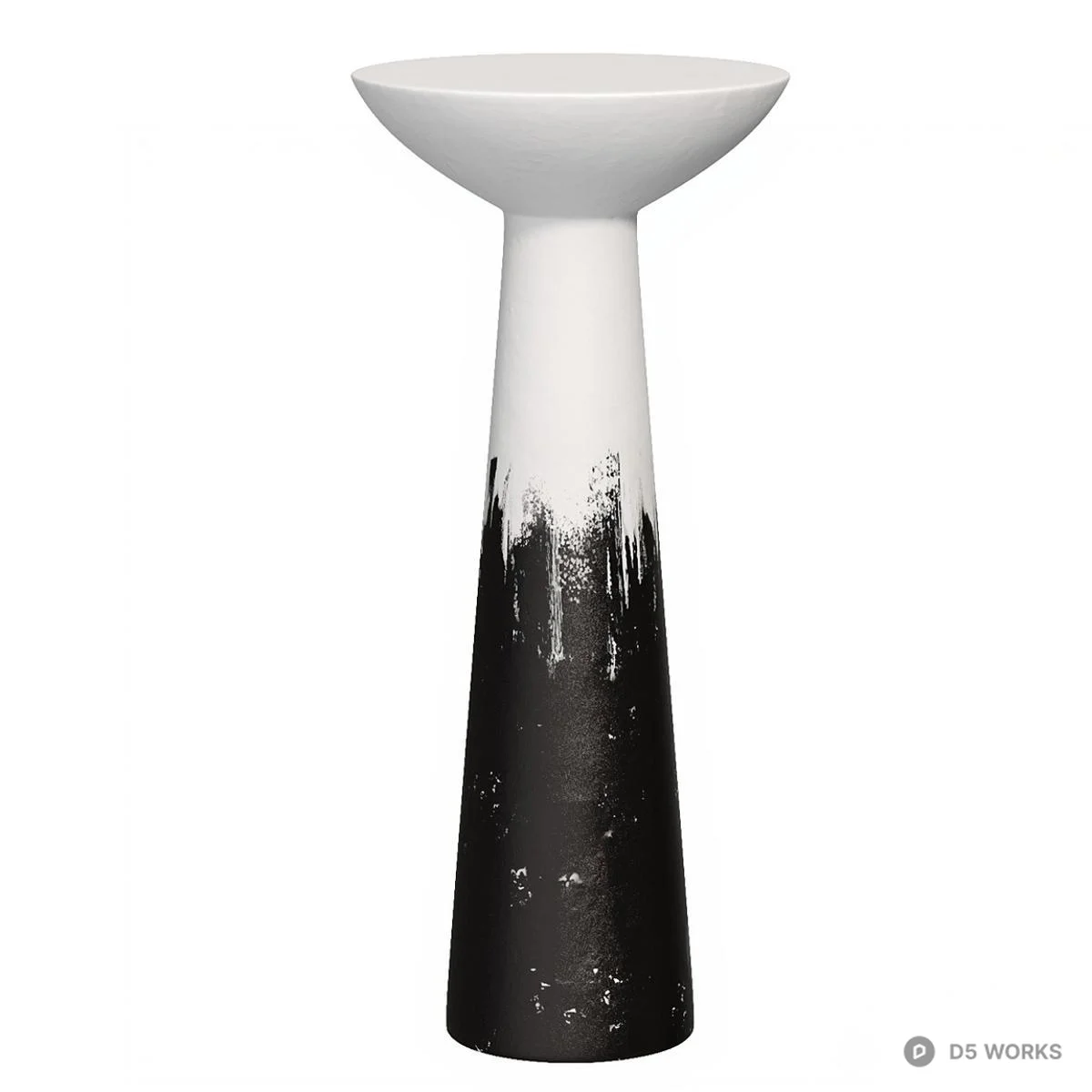 Minimalist Ceramic Side Tables 3d model thumbnail 3