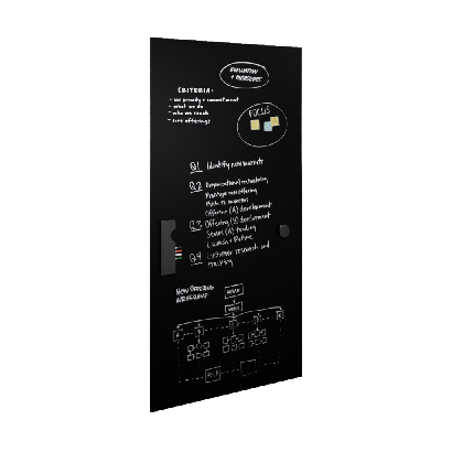 Writing Board meeting room vertical wall blackboard 01