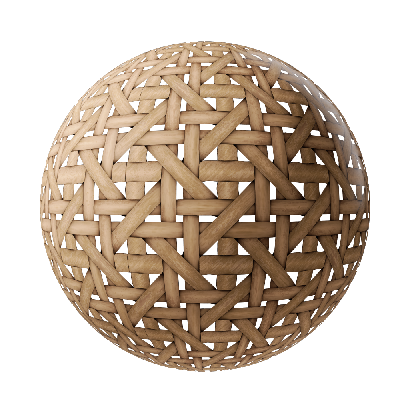 Wickerwork Woven bamboo grain04