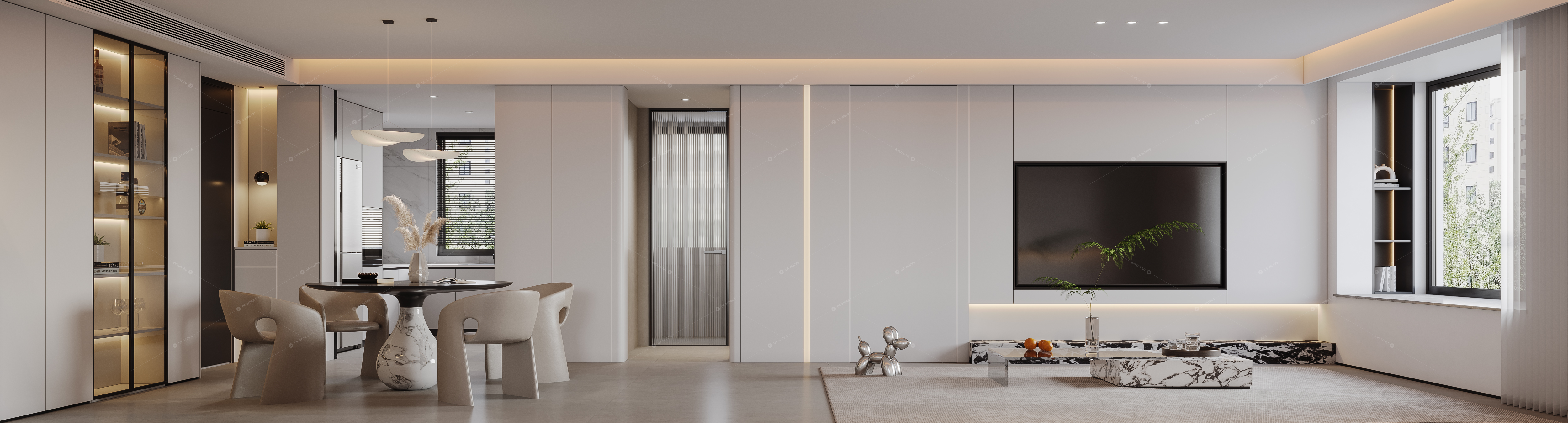 Living & Dining Rooms 3D Models 2