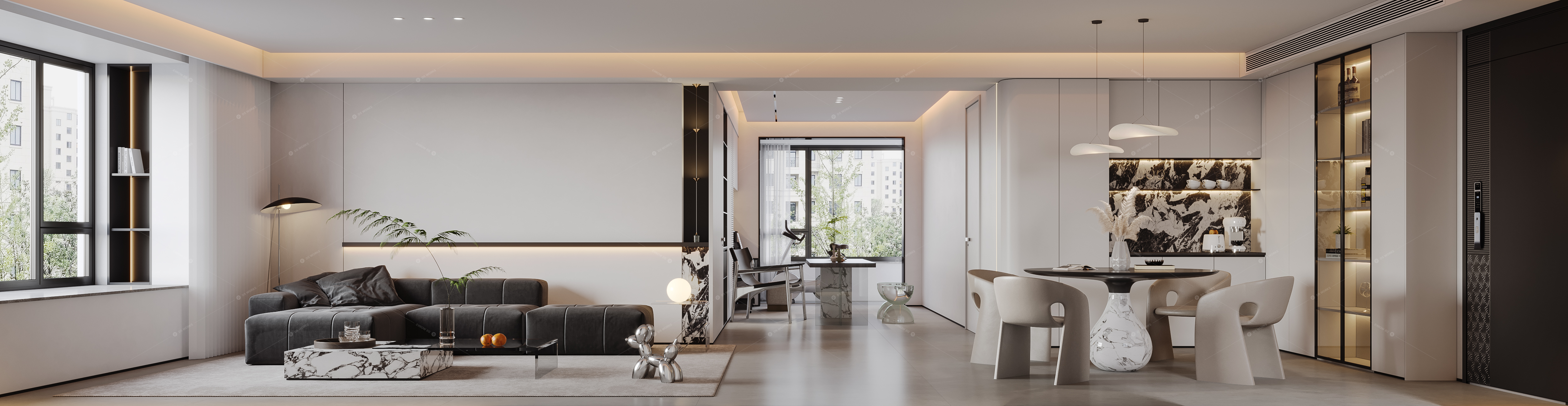 Living & Dining Rooms 3D Models