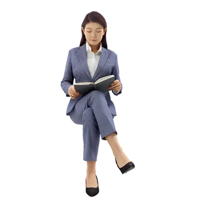 Ari Sitting 01 3d model