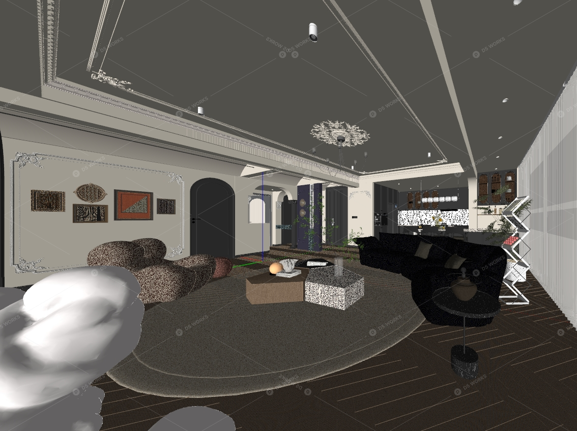 Living & Dining Rooms 3D Models 3
