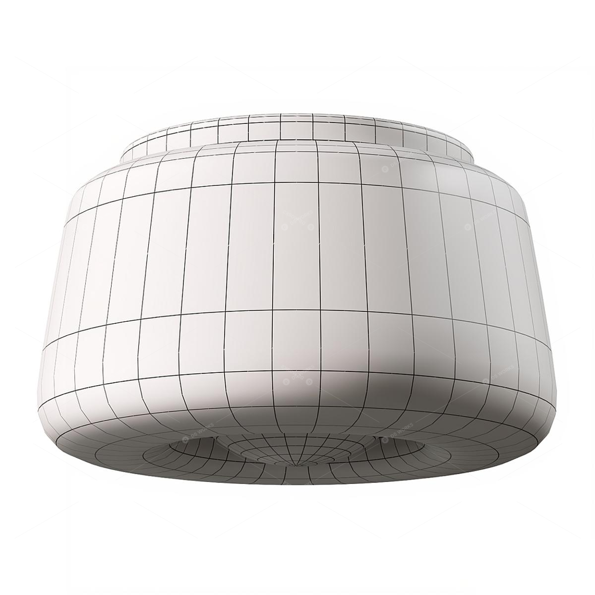 Flush Mount Lights 3D Models 3