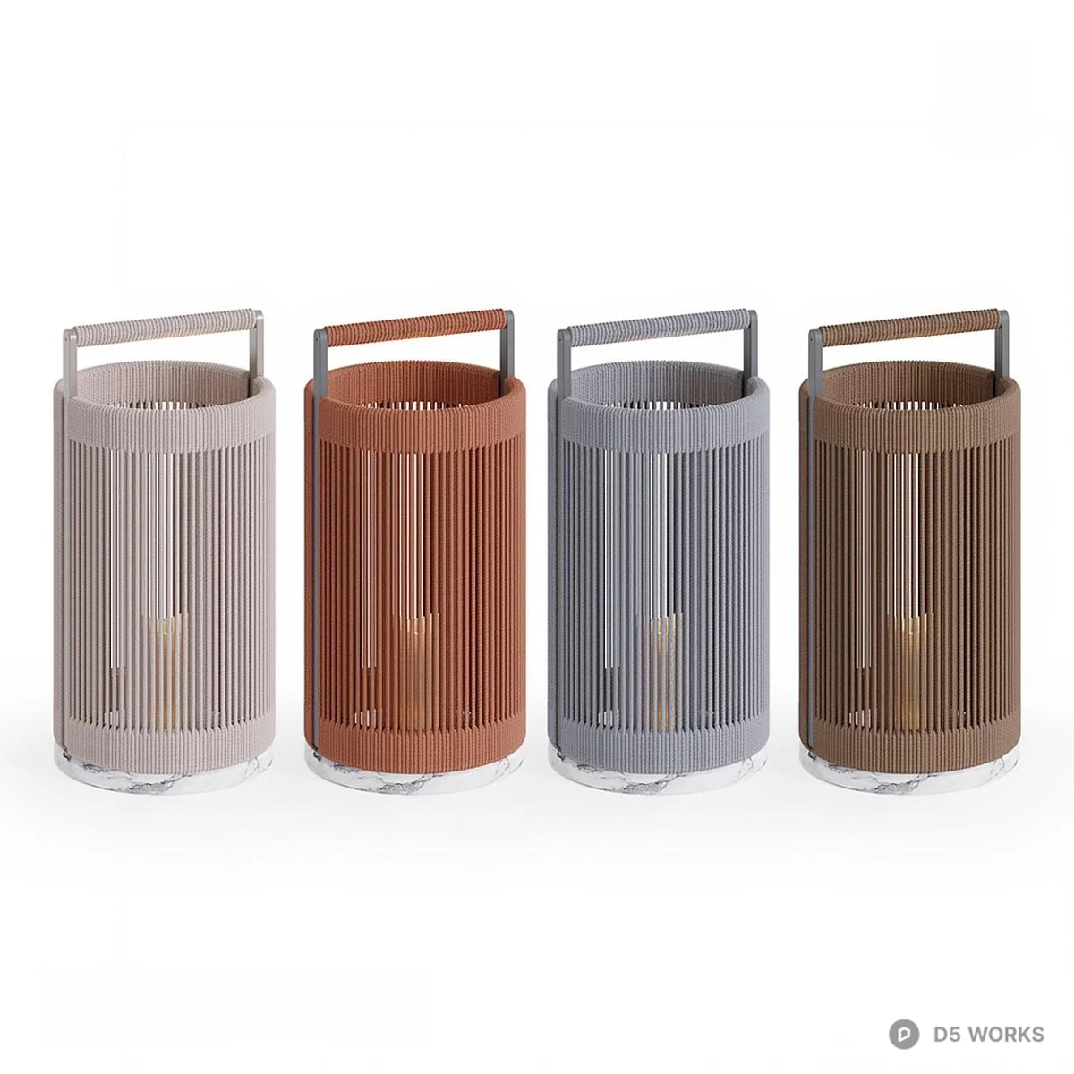 Modern Courtyard Lantern 3d model thumbnail 2