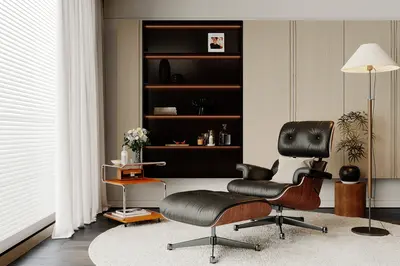 Mid Century Modern Lounge Chair 3d model