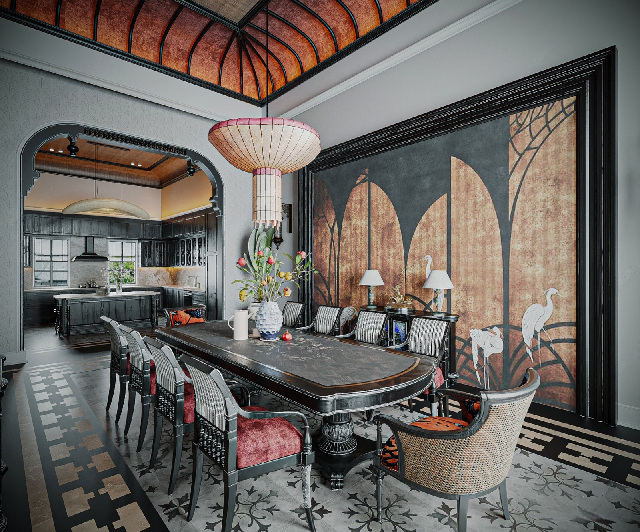 Art Deco Dining Room (Villa)