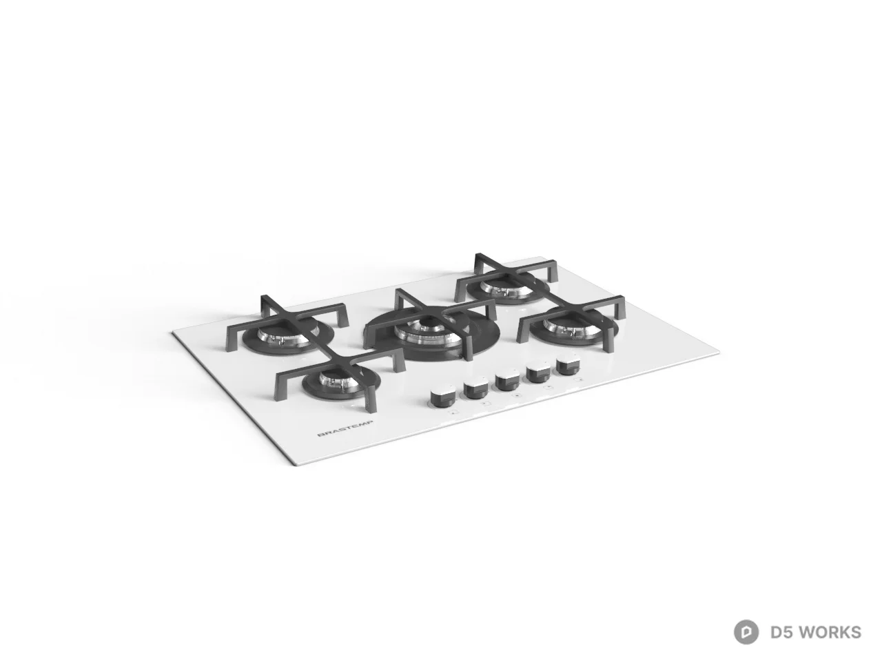 Gas Stove 3d model - Image 1