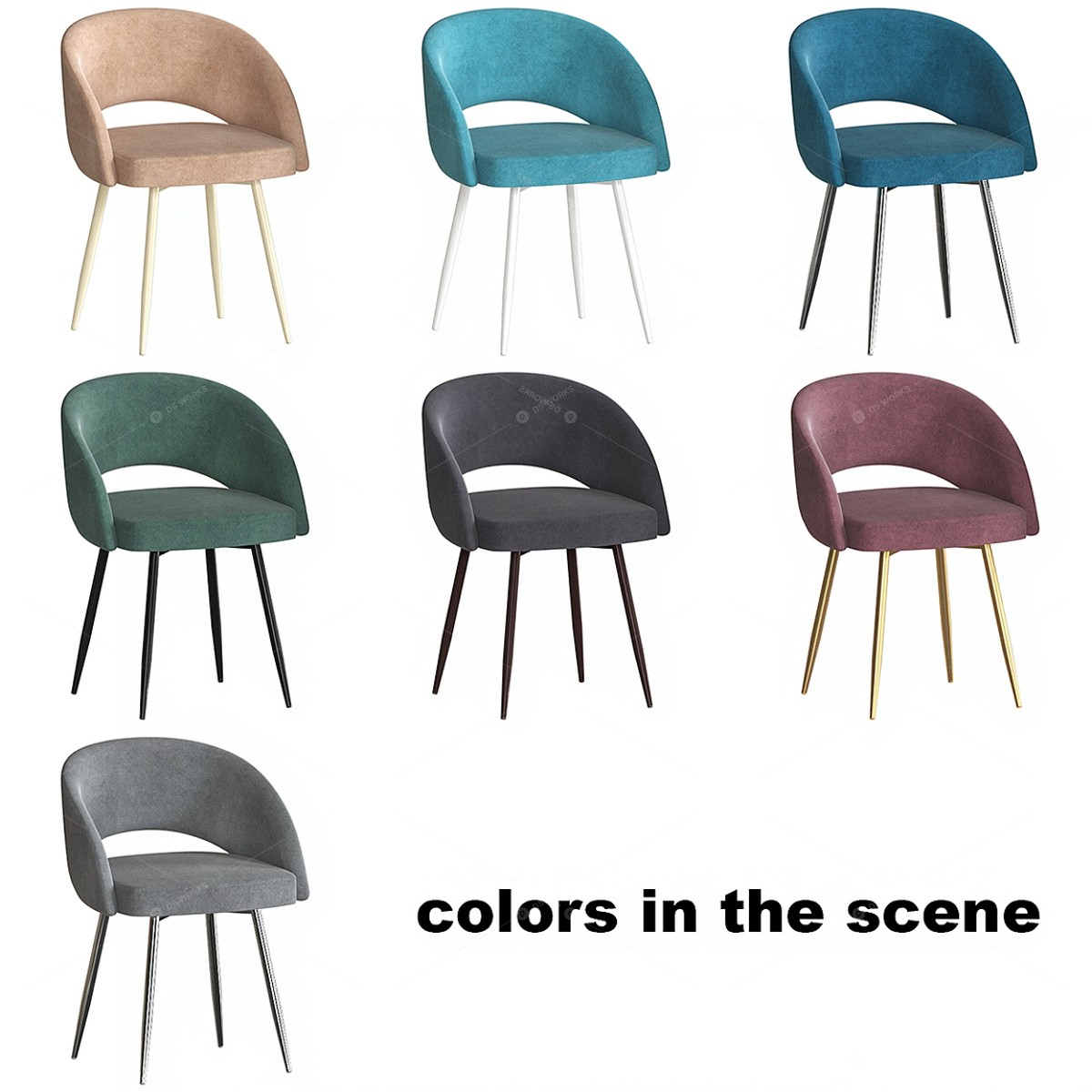 Chairs 3D Models 2