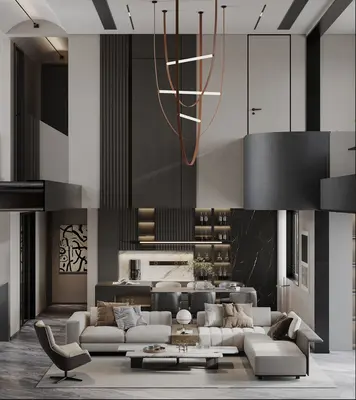 Modern Villa Living Room