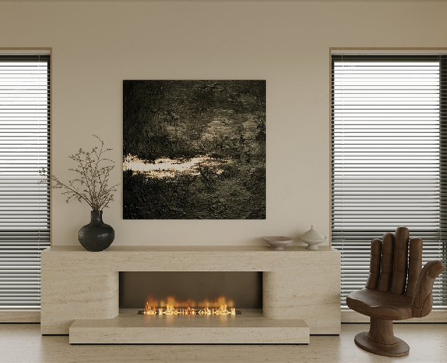 Mid-Century Modern Fireplace