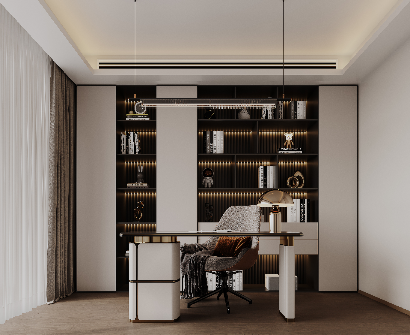 Modern Study Room