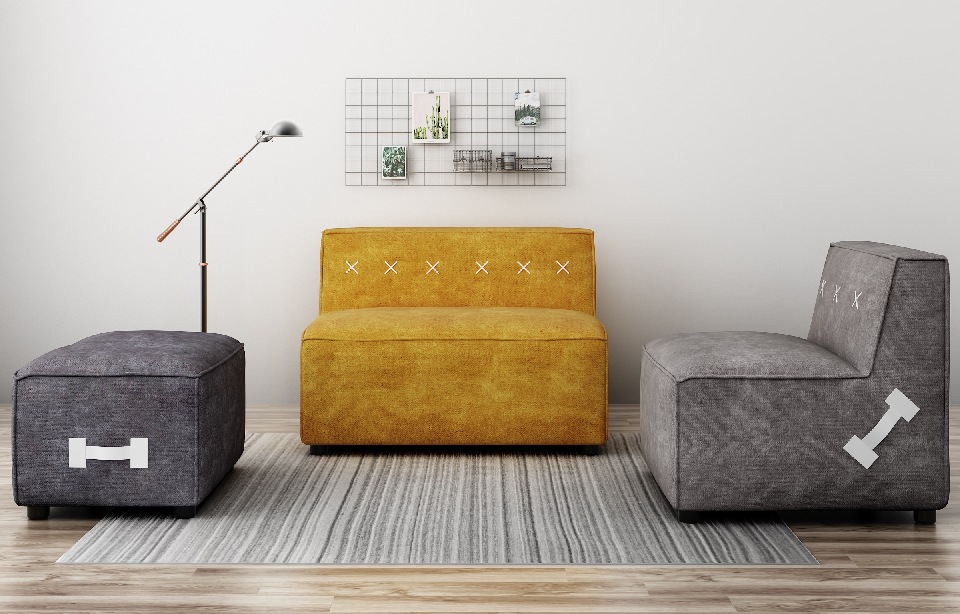 Modern Modular Sofa Set