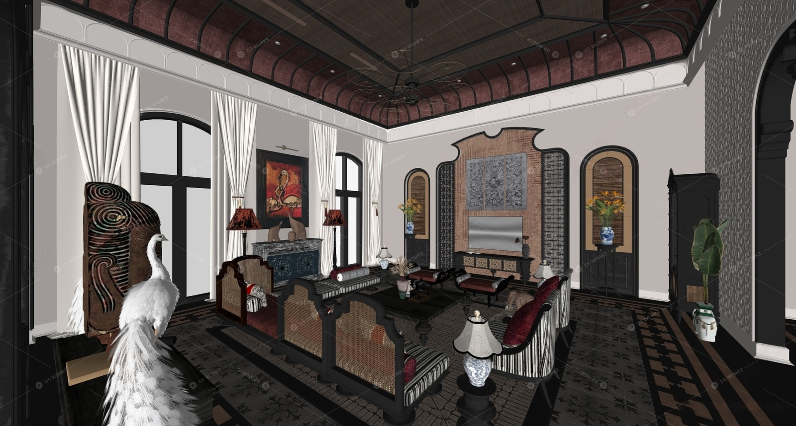 Living Rooms 3D Models 2