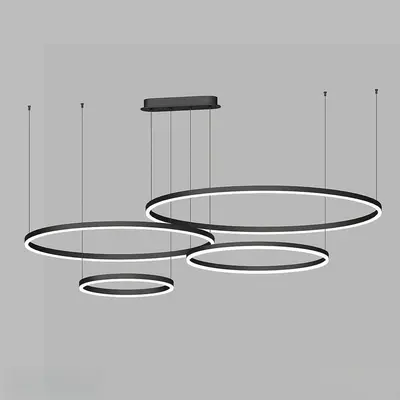 Modern Ring LED Pendant Light 3d model