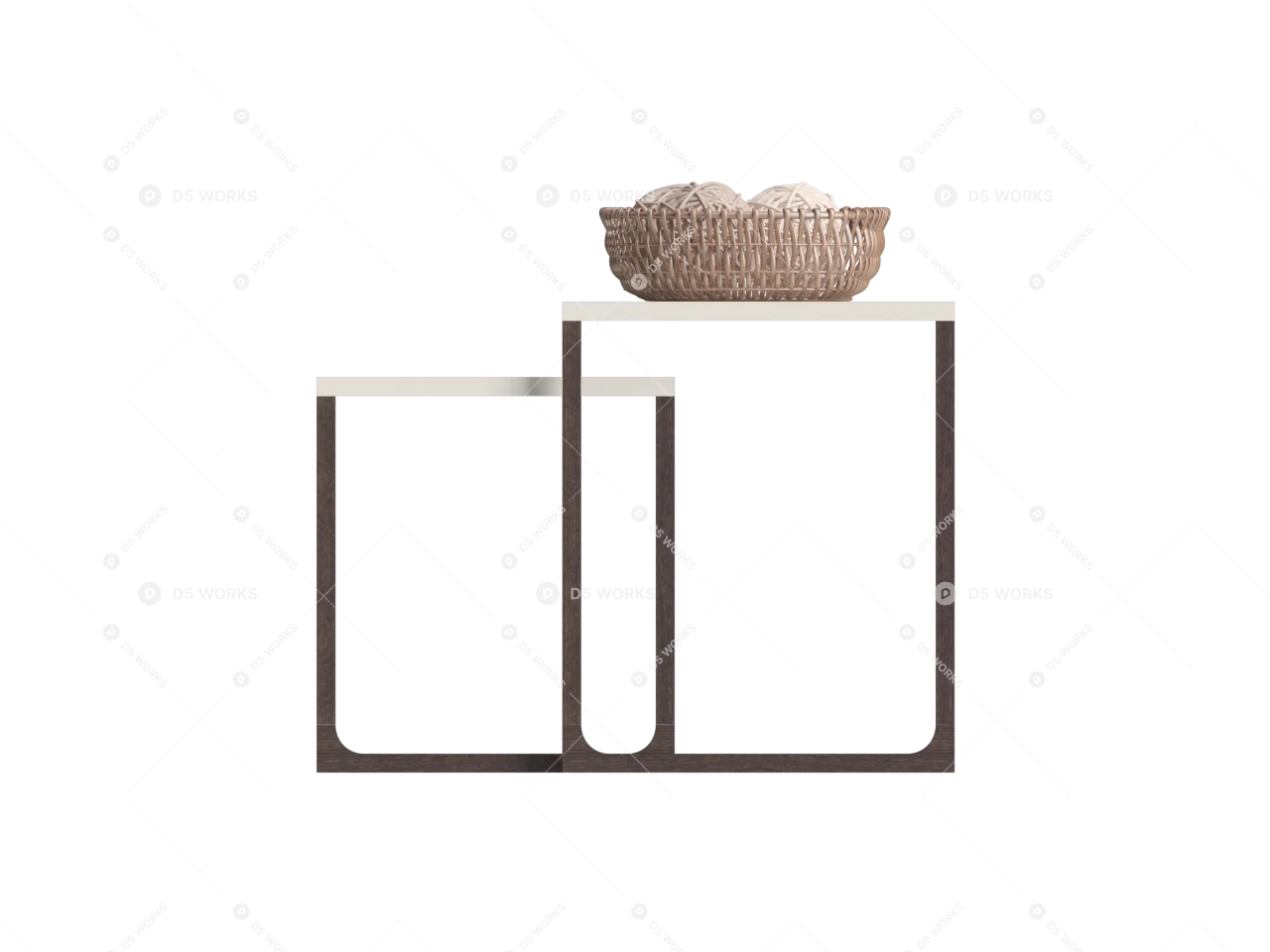 End Table 3d model thumbnail 2