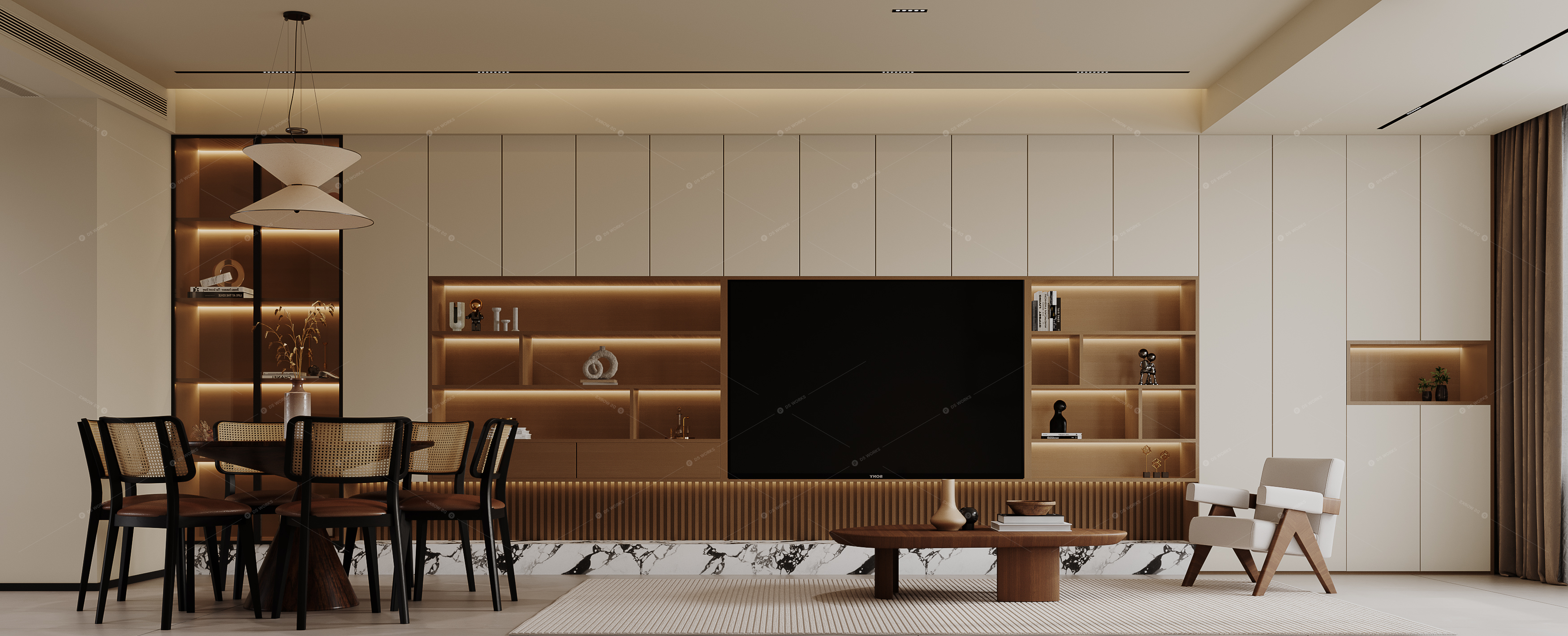 Living & Dining Rooms 3D Models 2