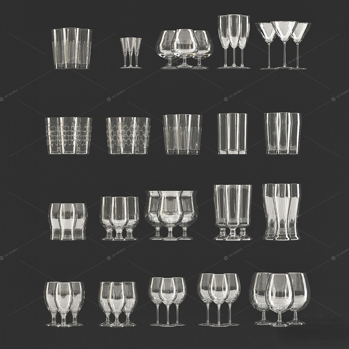 Tableware 3D Models