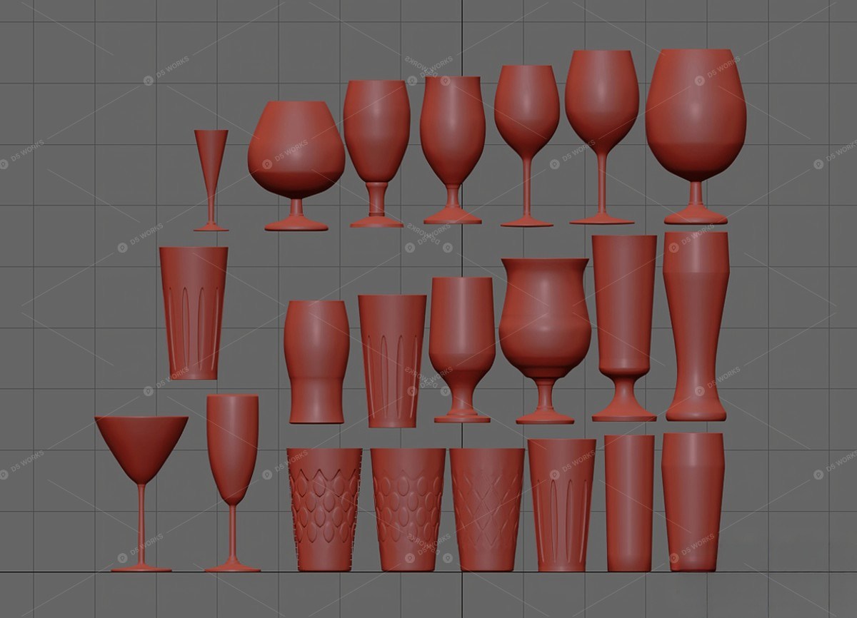 Tableware 3D Models 2