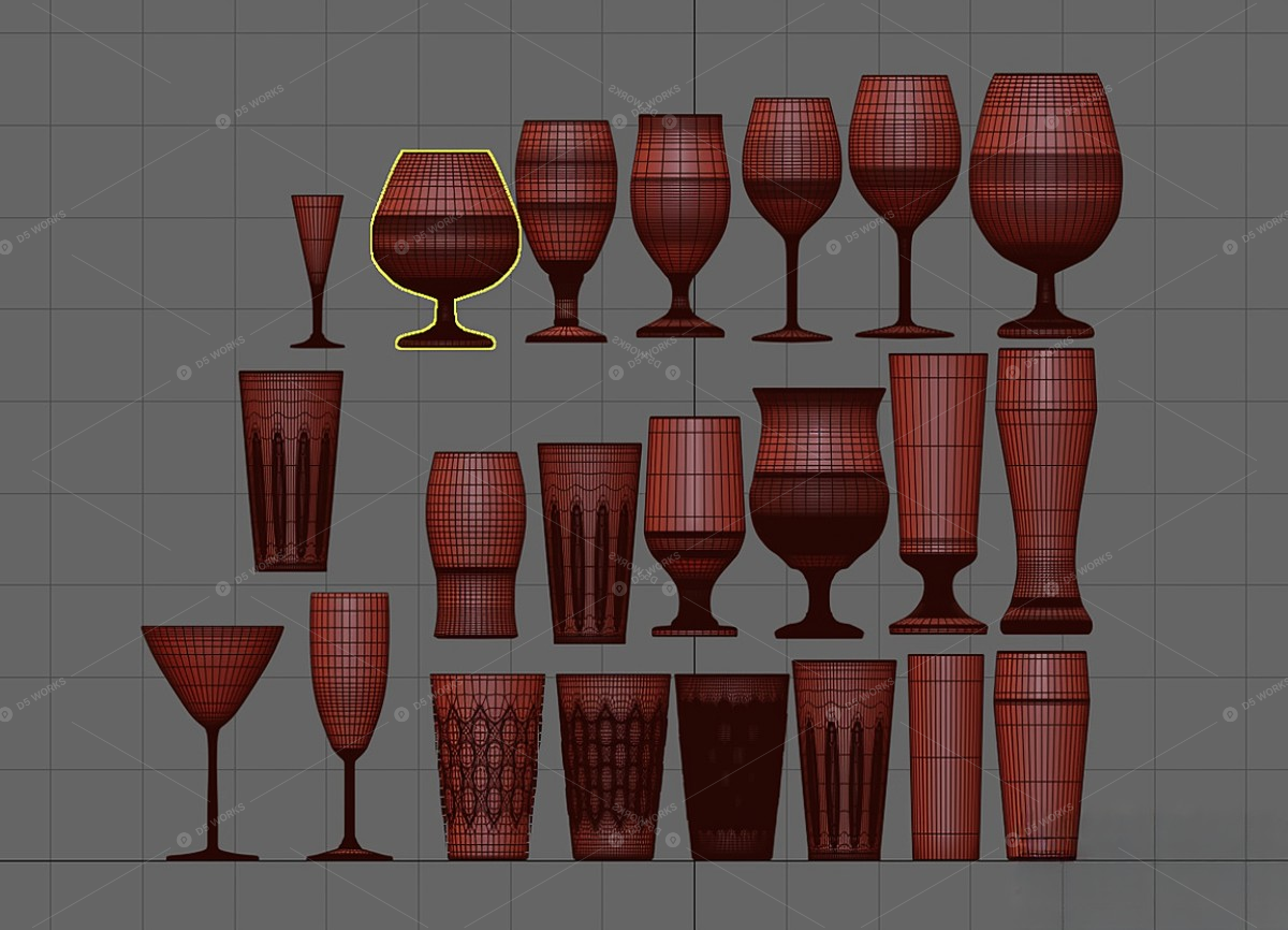 Tableware 3D Models 3