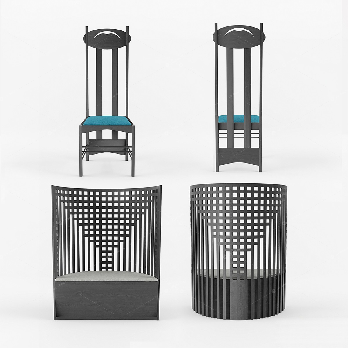 Chairs 3D Models 3