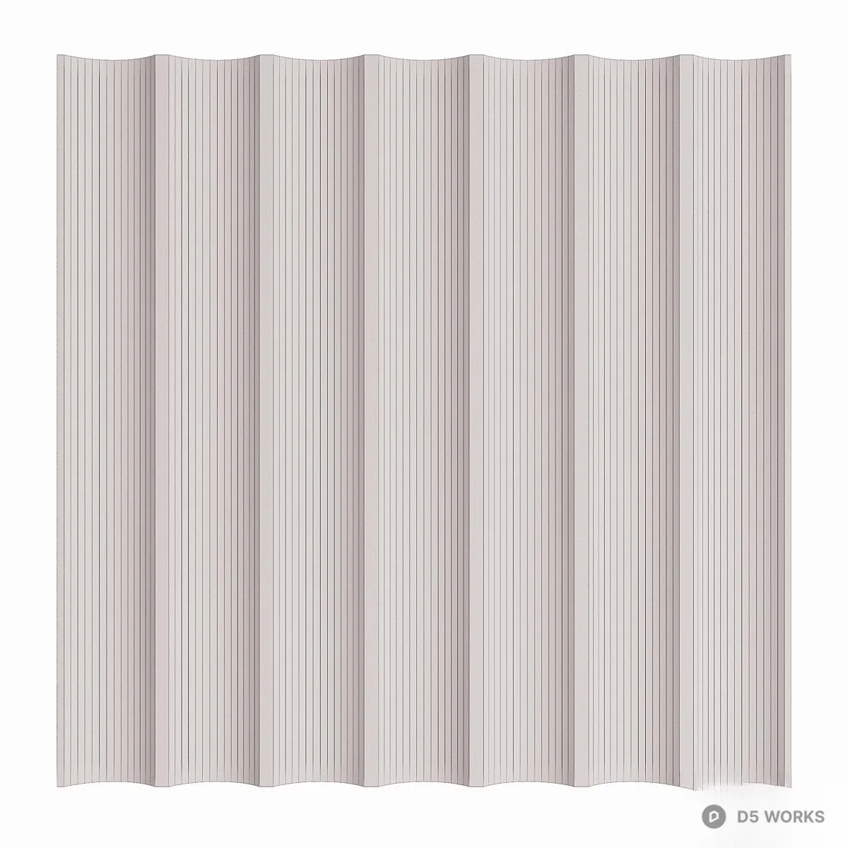 Minimalist Vertical Paneling 3d model thumbnail 4