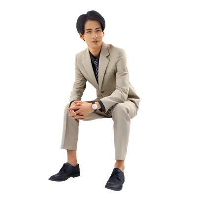 Joe Sitting 02 3d model