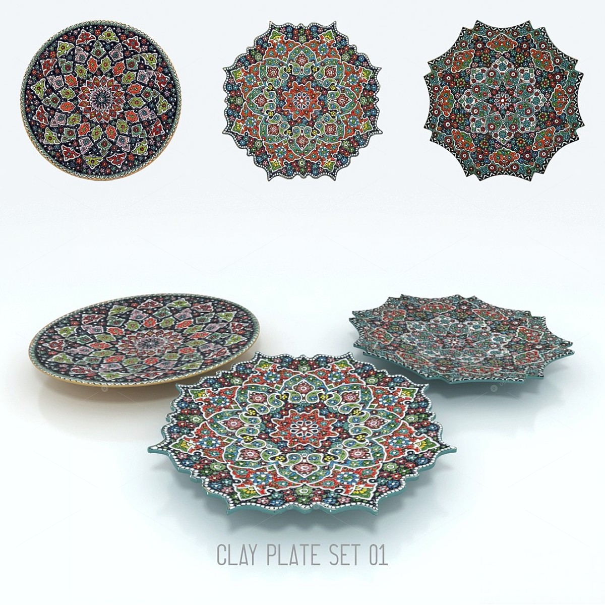 Tableware 3D Models