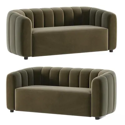 Postmodern Two-seater Sofa 3d model