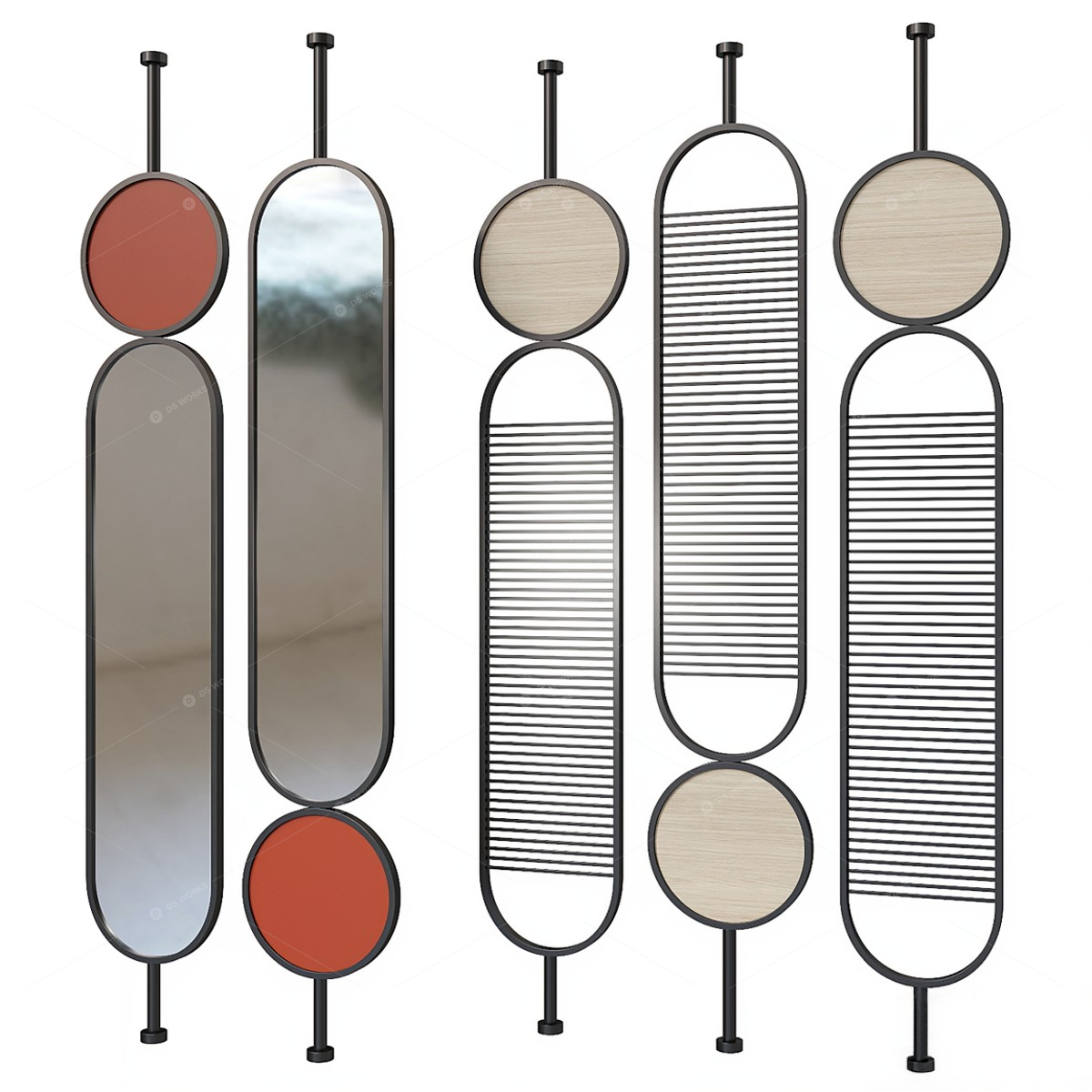 Decorative Mirrors 3D Models