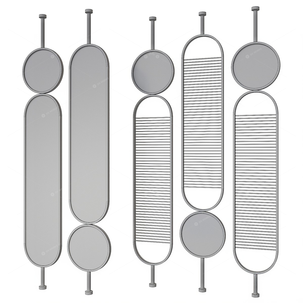 Decorative Mirrors 3D Models 2