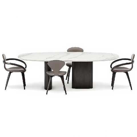 Modern Dining Table & Chairs Set