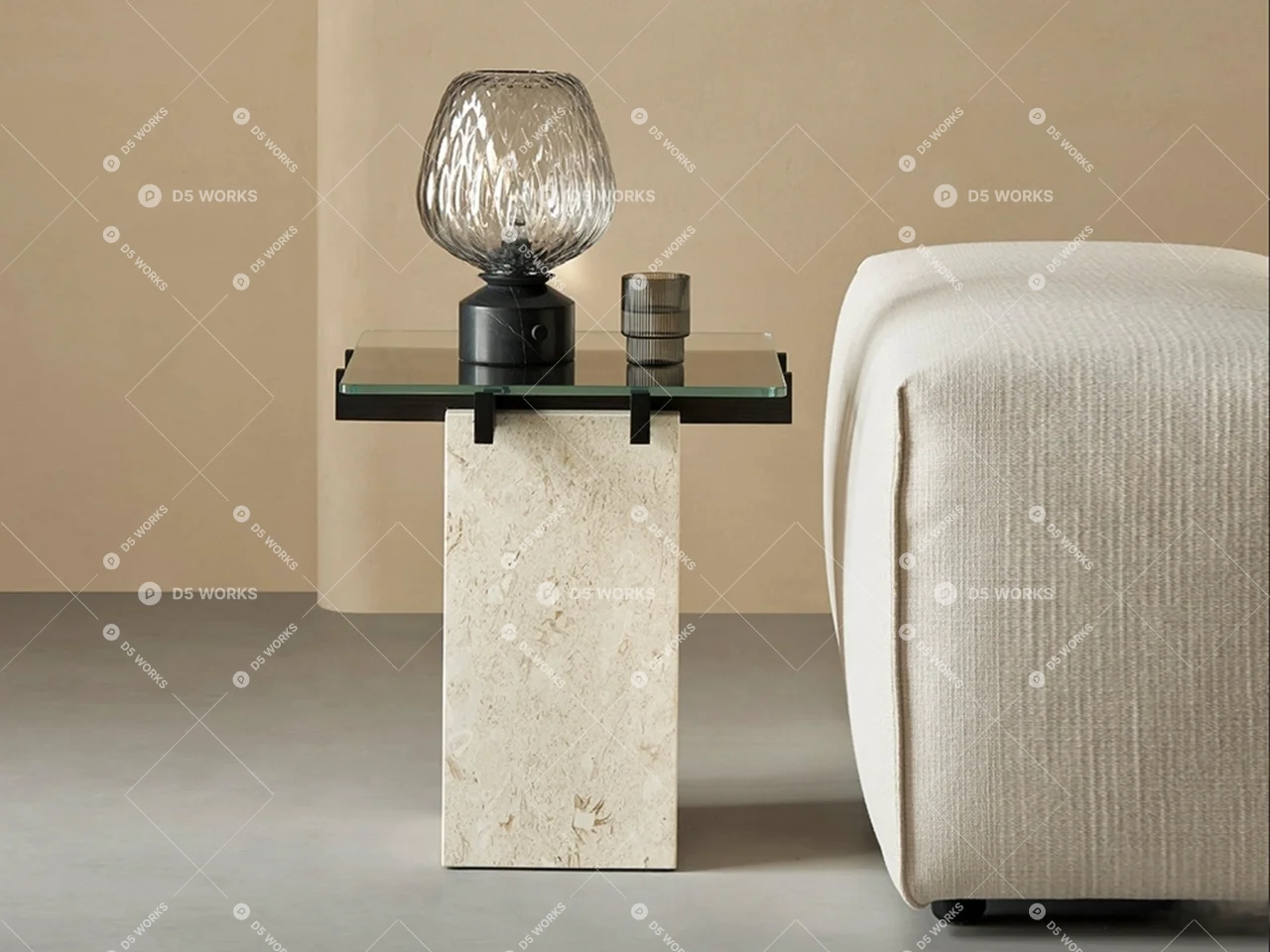 End Table 3d model thumbnail 2