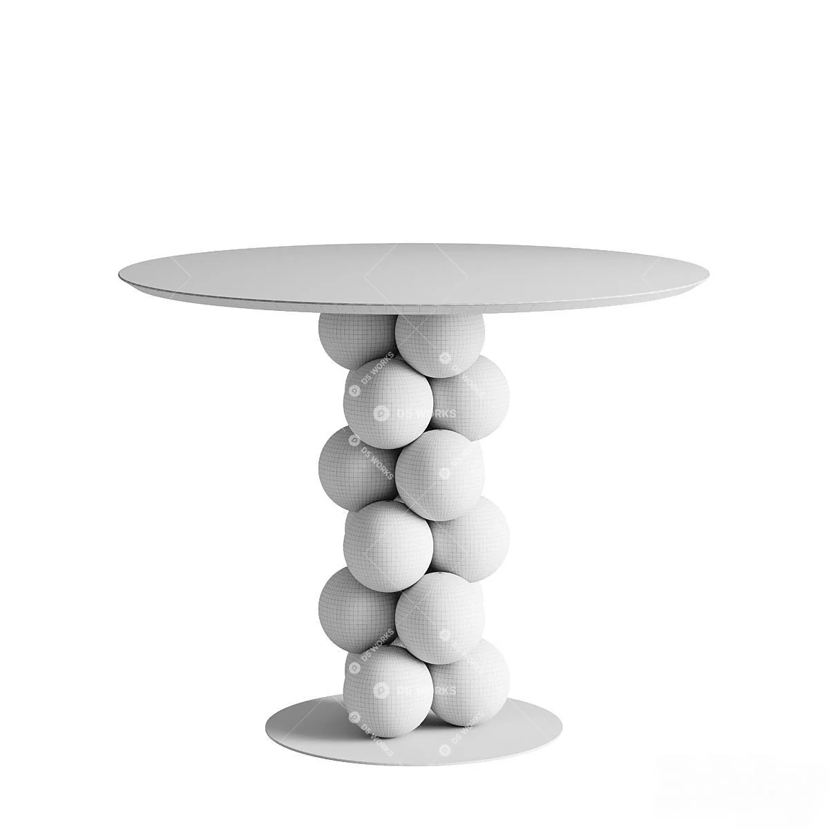 Dining Table 3d model thumbnail 5