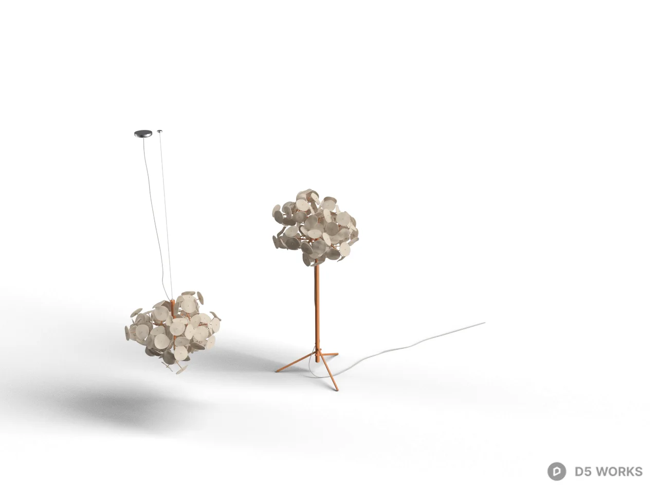 Contemporary Lighting Ensemble 3d model - Image 1