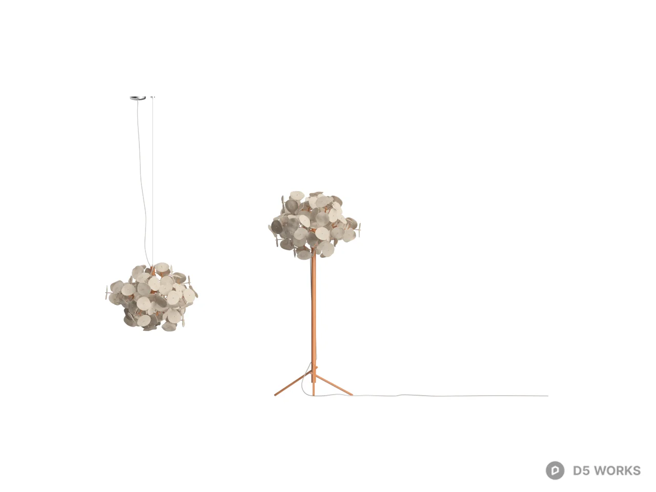 Contemporary Lighting Ensemble 3d model thumbnail 2