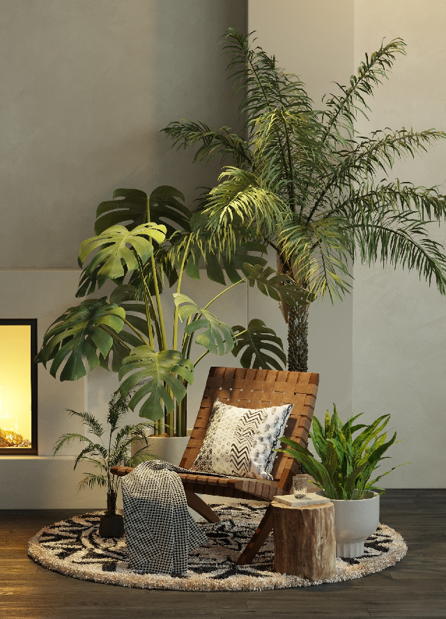 Modern Potted Plant