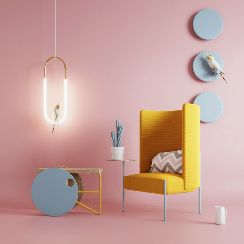 Scandinavian Leisure Table & Chair Set