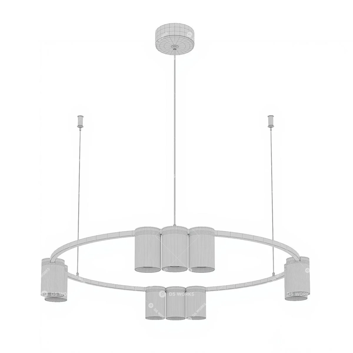 Pendant Light 3d model thumbnail 4