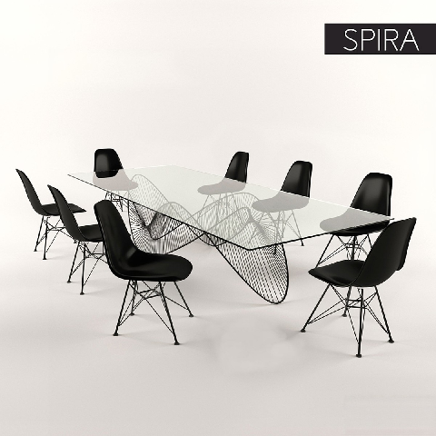 Modern Dining Table & Chairs Set