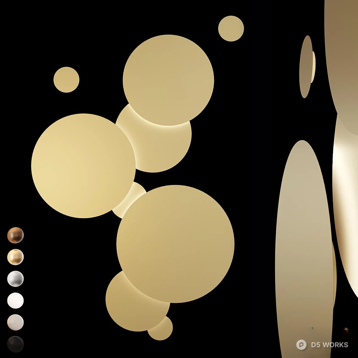 Minimalist Wall Lamp 3d model thumbnail 2