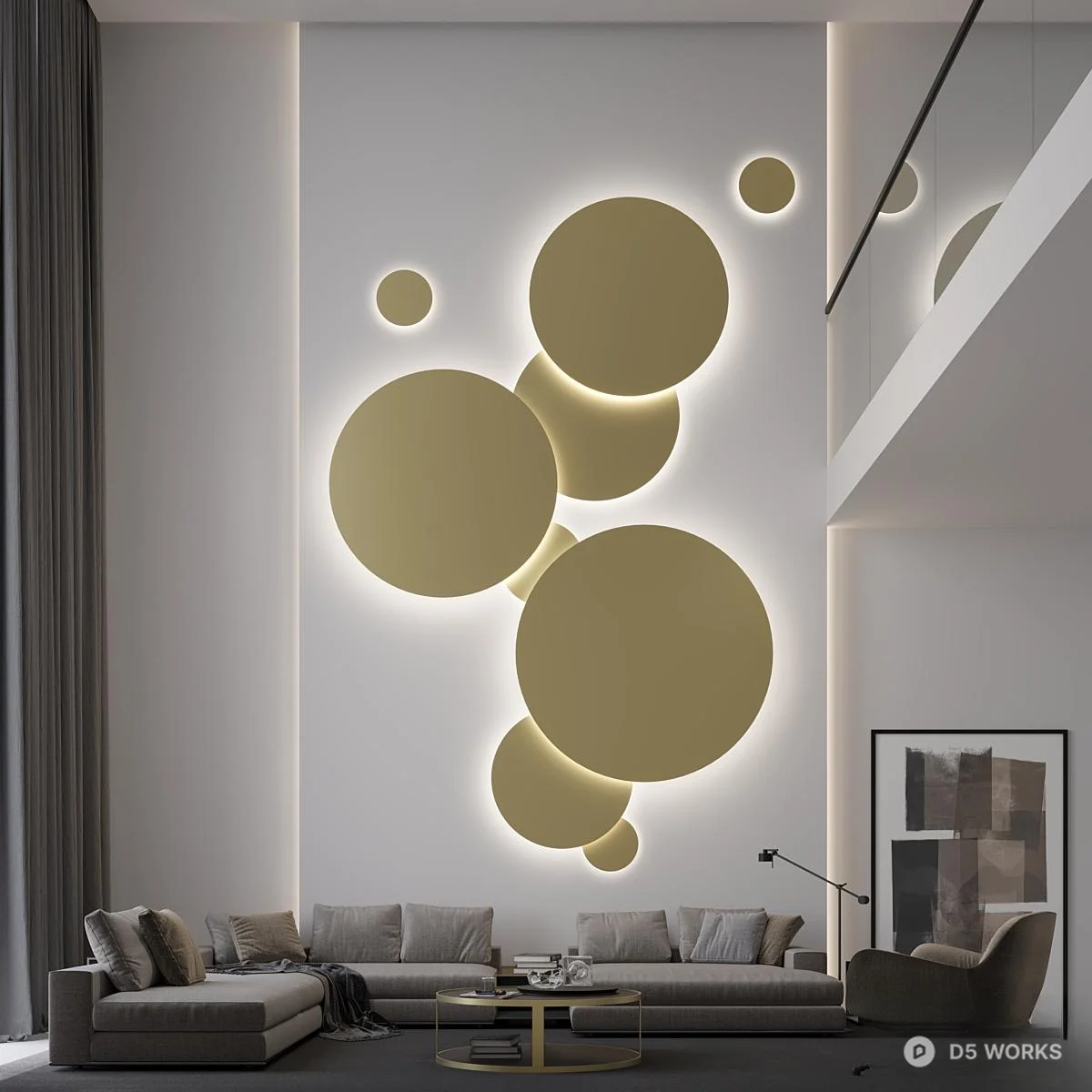 Minimalist Wall Lamp 3d model thumbnail 6