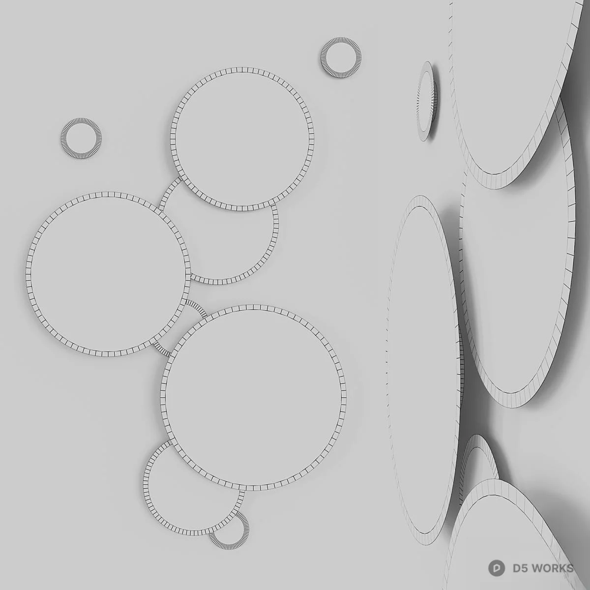 Minimalist Wall Lamp 3d model thumbnail 4