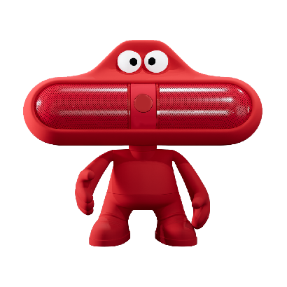 Speakers Red cartoon speaker
