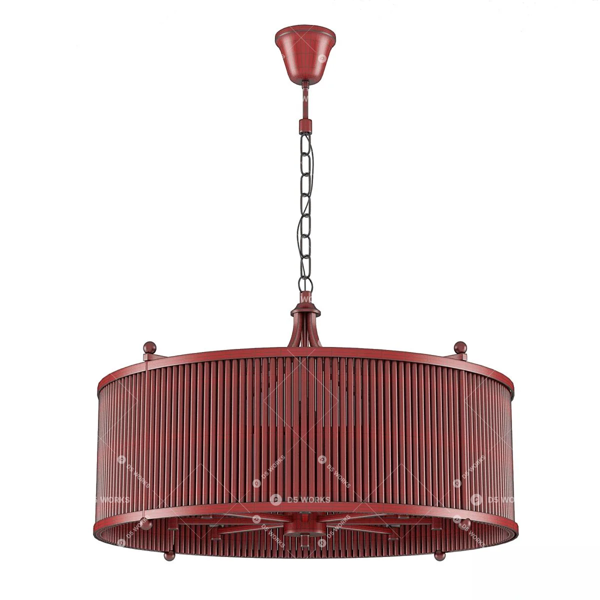 Eclectic Pendant Light 3d model thumbnail 3